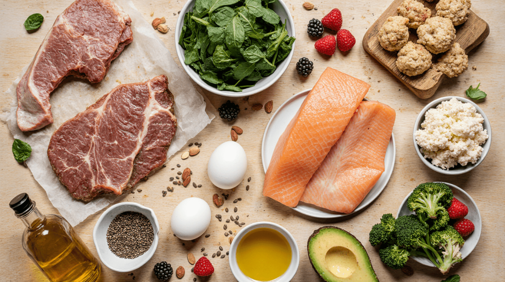 Список продуктов для низкоуглеводной диеты