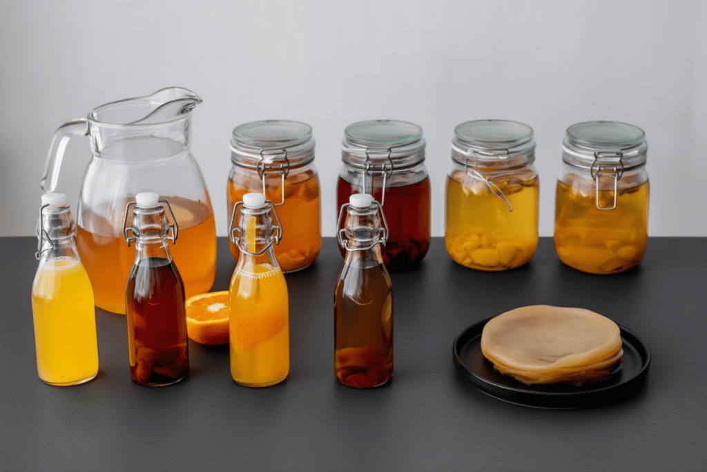 Виды комбучи